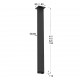 SQUARE LEG 30x60 / MAT BLACK